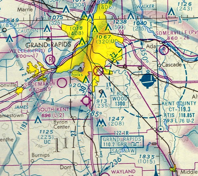 Michigan Aeronautical Chart