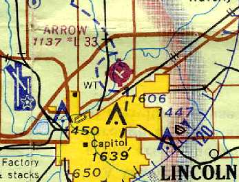 The 1964 USGS topo map depicted Arrow Airport as having 2 paved runways,